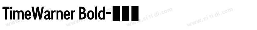 TimeWarner Bold字体转换